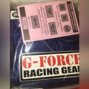 G-FORCE RACING GEAR GF545 MULTI LAYER SUIT PANTS BLUE  ADULT SMALL  NEW!